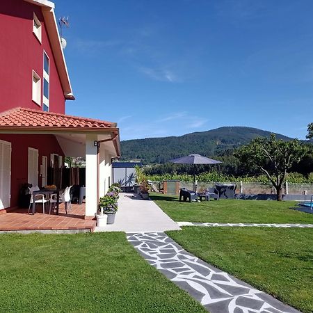 Apartamento En Bloque Vivienda Con Piscina Y Barbacoa A 15 Min De La Playa Meis Eksteriør billede