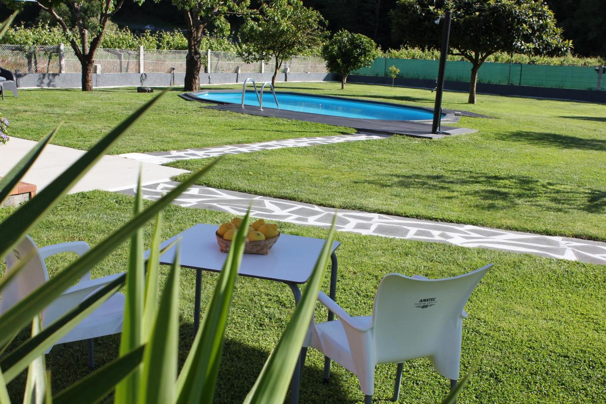 Apartamento En Bloque Vivienda Con Piscina Y Barbacoa A 15 Min De La Playa Meis Eksteriør billede