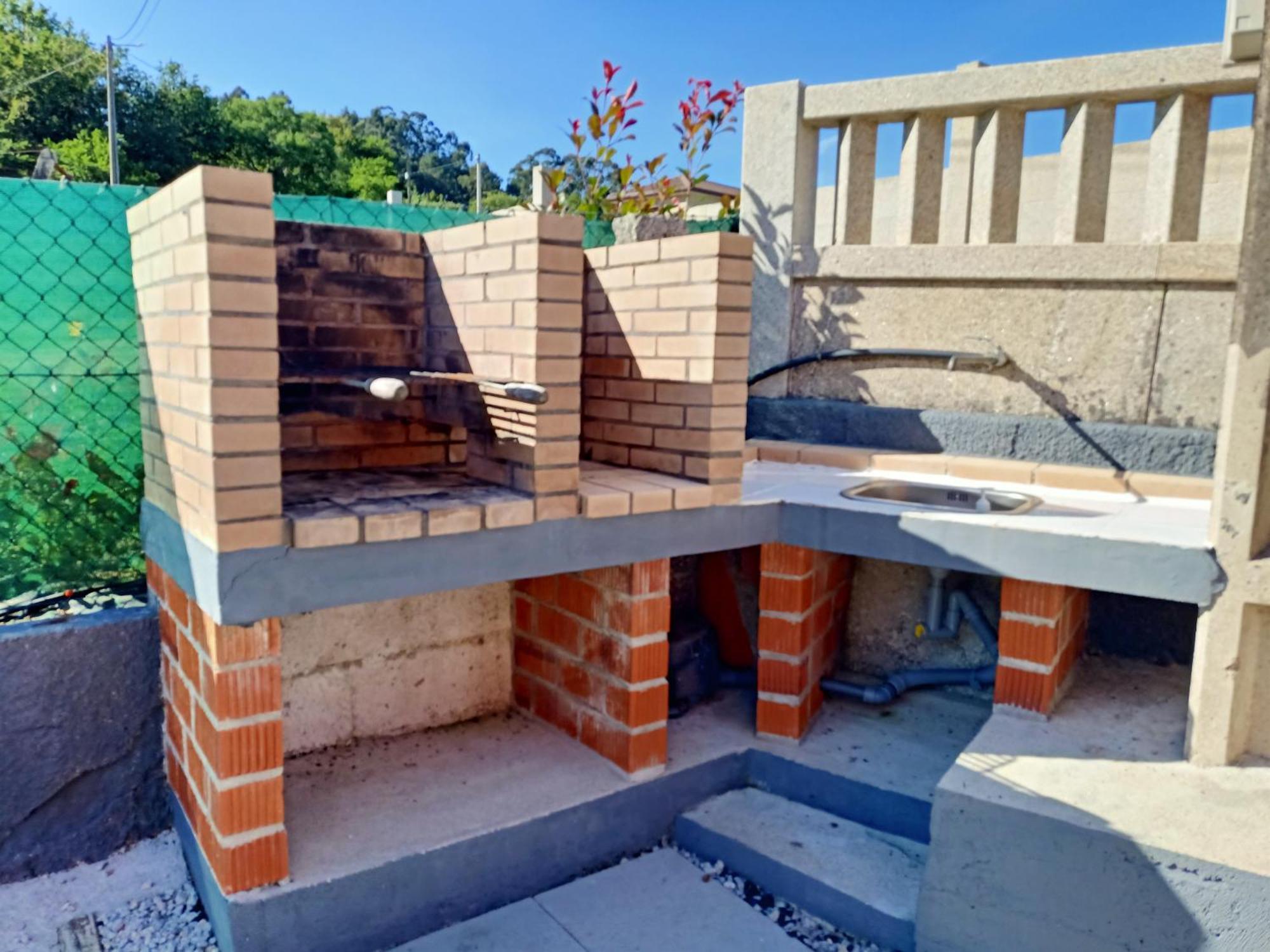Apartamento En Bloque Vivienda Con Piscina Y Barbacoa A 15 Min De La Playa Meis Eksteriør billede