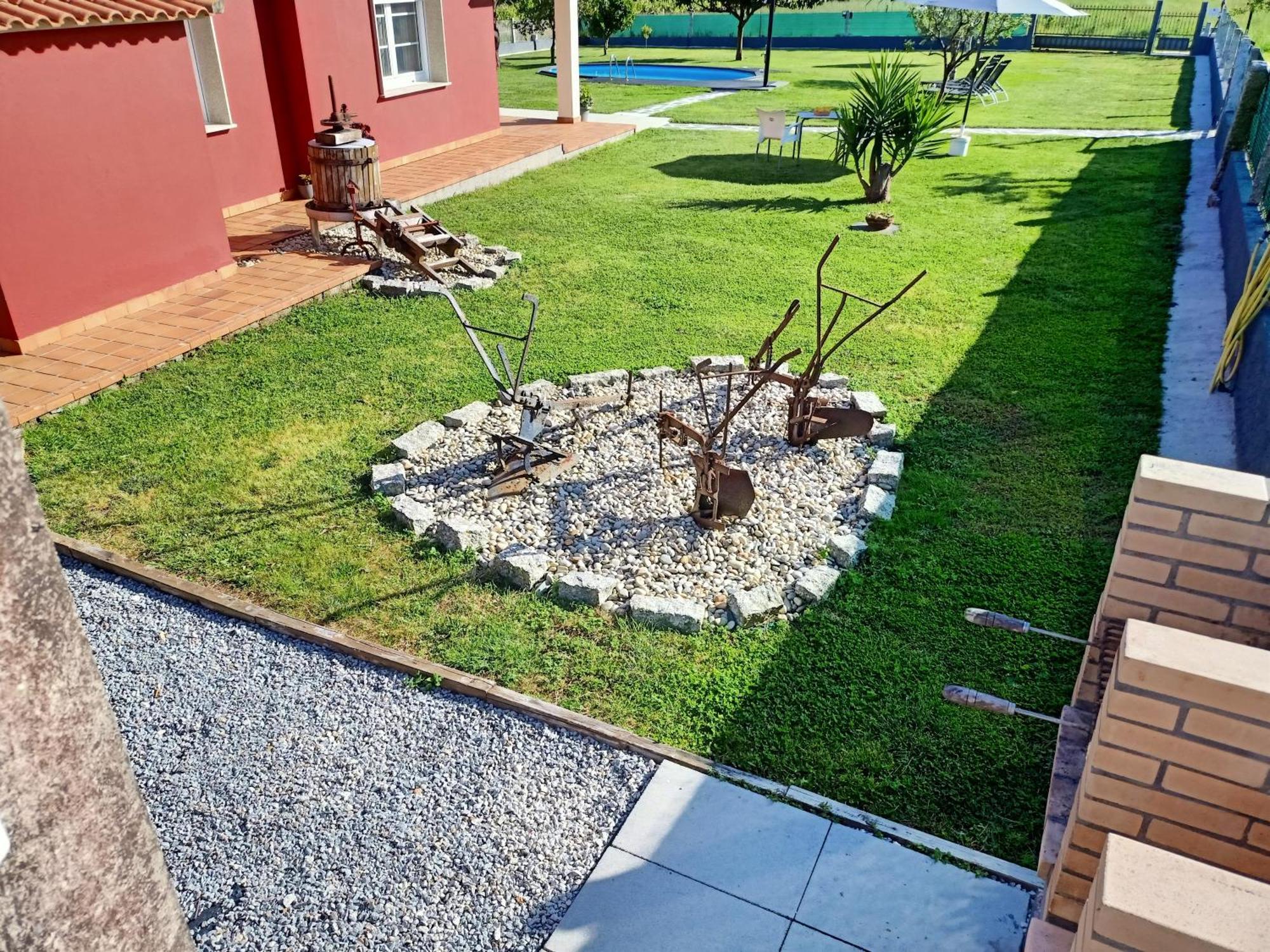 Apartamento En Bloque Vivienda Con Piscina Y Barbacoa A 15 Min De La Playa Meis Eksteriør billede