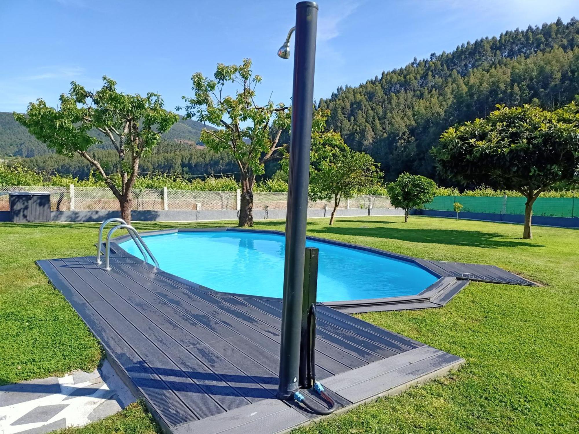 Apartamento En Bloque Vivienda Con Piscina Y Barbacoa A 15 Min De La Playa Meis Eksteriør billede
