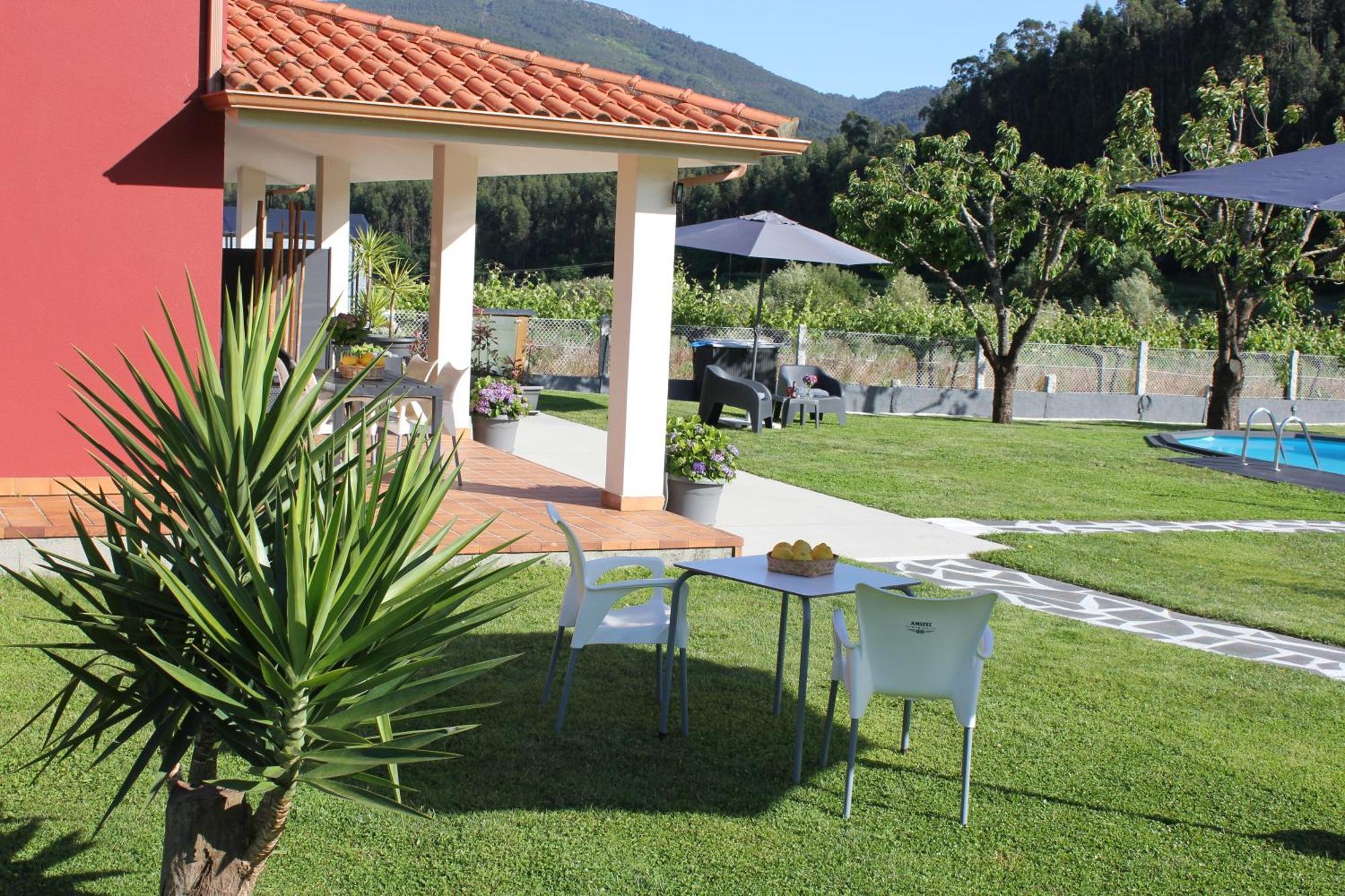 Apartamento En Bloque Vivienda Con Piscina Y Barbacoa A 15 Min De La Playa Meis Eksteriør billede