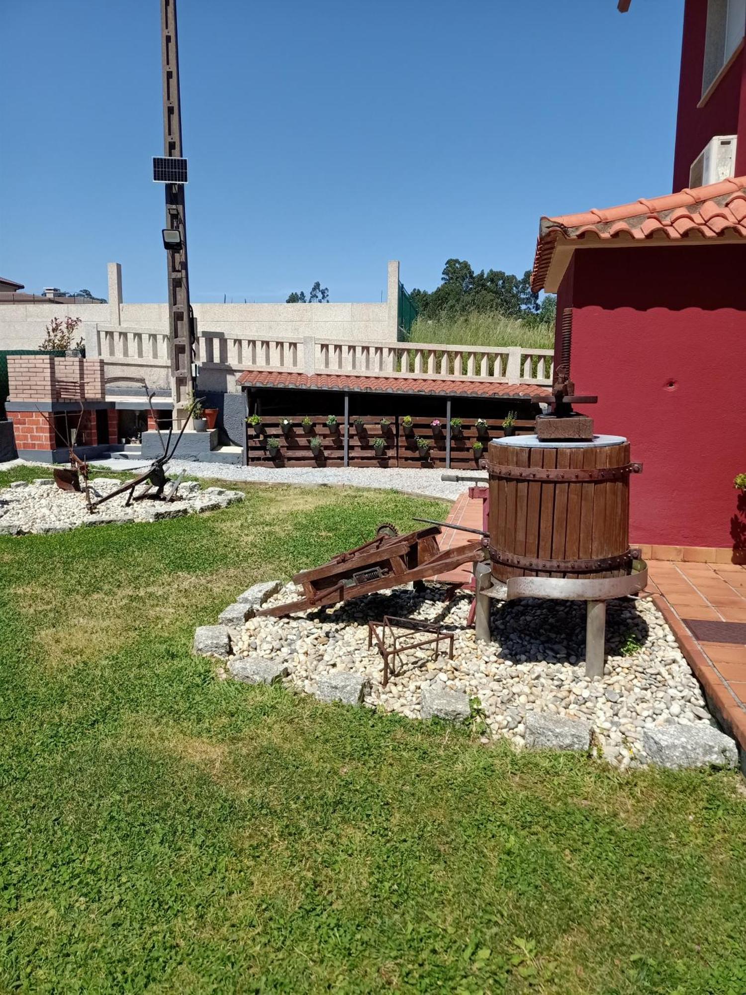 Apartamento En Bloque Vivienda Con Piscina Y Barbacoa A 15 Min De La Playa Meis Eksteriør billede