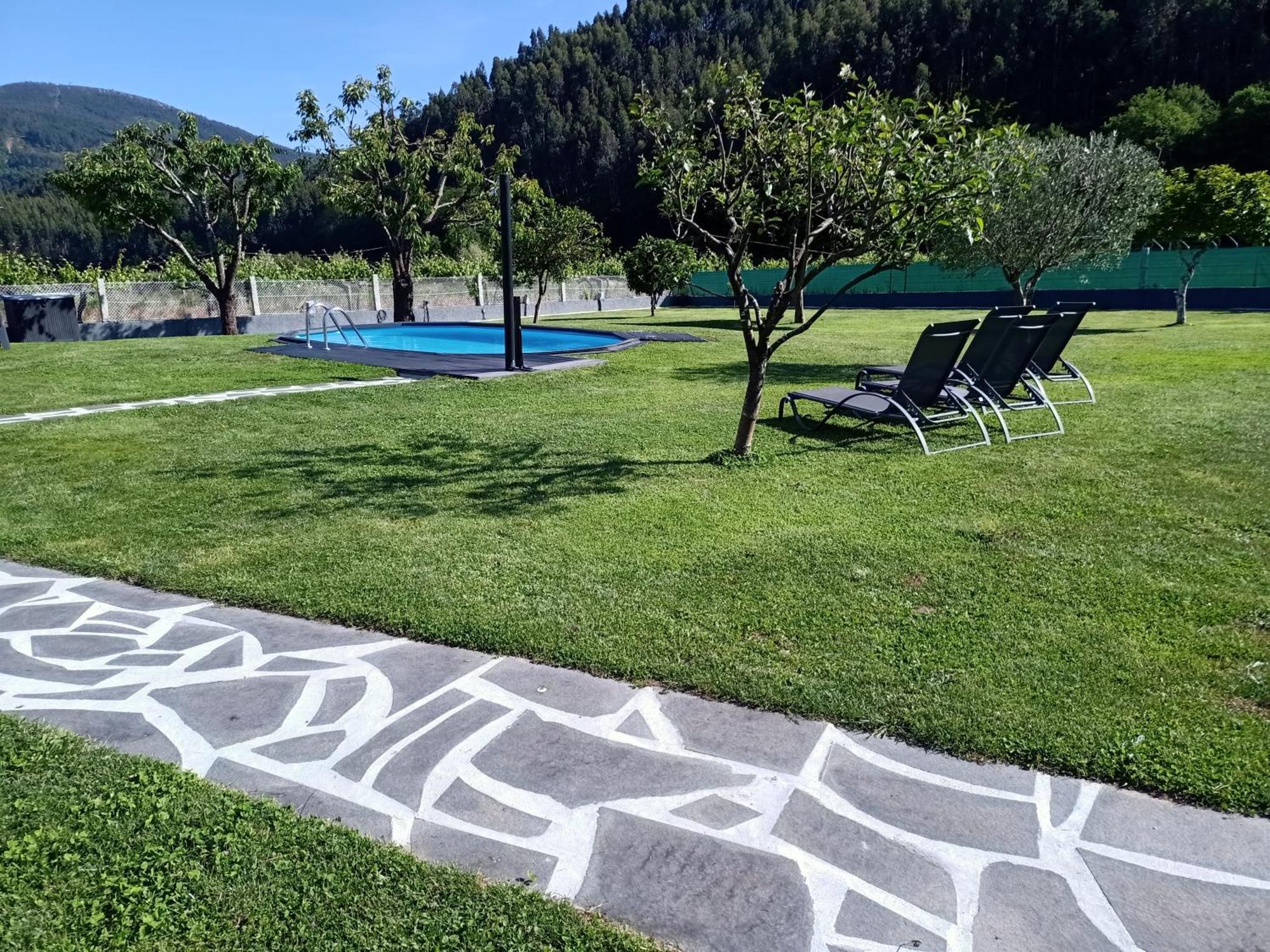 Apartamento En Bloque Vivienda Con Piscina Y Barbacoa A 15 Min De La Playa Meis Eksteriør billede