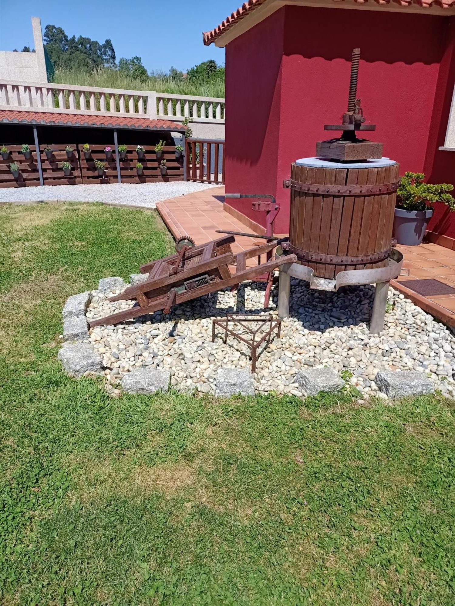 Apartamento En Bloque Vivienda Con Piscina Y Barbacoa A 15 Min De La Playa Meis Eksteriør billede